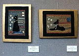 Ann Brown Egyptian Pattern Cat & Jackal
